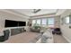 Spacious recreation room with comfortable seating and large screen TVs at 6358 Rivo Lakes Blvd, Sarasota, FL 34241