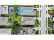Aerial view of houses and neighborhood at 4247 Adelaar Dr, Sarasota, FL 34240