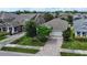 Aerial view of a single Gathering home and driveway at 4247 Adelaar Dr, Sarasota, FL 34240