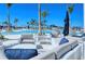 Relaxing pool area with comfortable seating at 10434 Spring Tide Way, Parrish, FL 34219