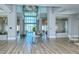 Bright and spacious clubhouse lobby with water features at 10434 Spring Tide Way, Parrish, FL 34219