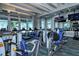 Modern fitness center with cardio and strength equipment at 10434 Spring Tide Way, Parrish, FL 34219
