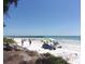 Relaxing beach view with clear water and blue sky at 3712 3Rd W Ave, Palmetto, FL 34221
