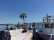 Nice boat dock with several boats and a clear view of the water at 3712 3Rd W Ave, Palmetto, FL 34221