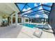 Enjoy this backyard oasis with a pool and spacious patio area at 11414 Brightly Dr, Venice, FL 34293