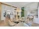 Casual dining area with access to the outdoor patio at 11414 Brightly Dr, Venice, FL 34293