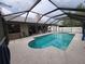 Inviting screened-in pool area, perfect for relaxation at 4190 Arrow Ave, Sarasota, FL 34232