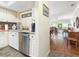 Updated kitchen with granite countertops and stainless steel appliances at 4427 Longmeadow # 48, Sarasota, FL 34235