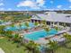 Large resort-style pool with plenty of lounge chairs at 15425 White Linen Dr, Bradenton, FL 34211