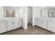 Double vanity bathroom with a separate toilet area at 15425 White Linen Dr, Bradenton, FL 34211