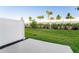 Private backyard with patio and grassy area at 3145 Novara Ln, Lakewood Ranch, FL 34211