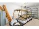 Garage with golf cart and storage shelving at 3145 Novara Ln, Lakewood Ranch, FL 34211
