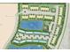 Site plan of a residential community with lake views at 3145 Novara Ln, Lakewood Ranch, FL 34211