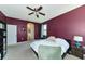 Spacious bedroom with plush carpeting and an ensuite bathroom at 5919 Lexington Dr, Parrish, FL 34219