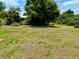 Large backyard with mature trees and open space at 3553 Syracuse St, Port Charlotte, FL 33952