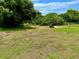 Backyard with grassy area and mature trees at 3553 Syracuse St, Port Charlotte, FL 33952
