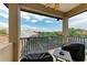 Relaxing balcony with water views and outdoor furniture at 4713 Mainsail Dr, Bradenton, FL 34208