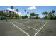 Well-maintained community tennis courts at 1260 Dolphin Bay Way # 203, Sarasota, FL 34242