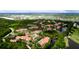 Wide aerial view of community, showing the location of the condo within the complex at 4751 Travini Circle # 4-116, Sarasota, FL 34235