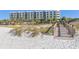 Private beach access with boardwalk and gate to the pristine beach at 915 Seaside Dr # 607 Weeks 14-15, Sarasota, FL 34242