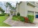 Exterior view showing landscaping and walkway at 5519 Fair Oaks St # 2-D, Bradenton, FL 34203