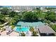 Community pool and tennis courts, offering resort-style living at 1271 Dockside Pl # 215, Sarasota, FL 34242