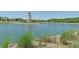 Serene lake with lighthouse view at 811 Fairwaycove Ln # 107, Bradenton, FL 34212