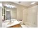 Bathroom with tub shower combination and single sink vanity at 811 Fairwaycove Ln # 107, Bradenton, FL 34212