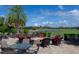 Enjoy the view while relaxing by the fire pit at 811 Fairwaycove Ln # 107, Bradenton, FL 34212