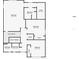 One-story home floor plan with two bedrooms, two bathrooms, and ample closet space at 1807 Robinhood St, Sarasota, FL 34231