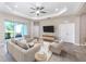 Relaxing living room with comfortable seating and access to a covered patio at 11406 Belvedere Ter, Lakewood Ranch, FL 34211