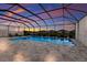 Relaxing pool with screened enclosure and sunset views at 404 158Th E St, Bradenton, FL 34212