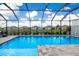 Spacious pool with screened enclosure at 404 158Th E St, Bradenton, FL 34212