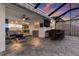 Outdoor entertainment area with pool, bar, and fire pit at 404 158Th E St, Bradenton, FL 34212