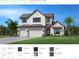 Two story home with three car garage and modern design at 2533 Waterfront Cir, Sarasota, FL 34240