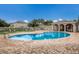 Community pool with patio and lounge chairs at 14813 Skip Jack Loop, Lakewood Ranch, FL 34202