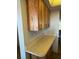 Kitchen features ample counter space and wood cabinets at 3780 Lake Bayshore Dr # K-521, Bradenton, FL 34205