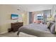 Relaxing bedroom with king bed and ocean view at 301 S Gulfview Blvd # 301, Clearwater Beach, FL 33767