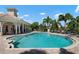 Inviting community pool with a spa and lounge area at 4140 Reflections Pkwy, Sarasota, FL 34233