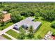 Aerial view of property, showing house, yard, and driveway at 9044 Misty Creek Dr, Sarasota, FL 34241