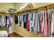 Walk-in closet with ample hanging space at 811 Riviera Dunes Way, Palmetto, FL 34221