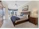 Spacious bedroom with large windows and ensuite bathroom at 5145 96Th E St, Bradenton, FL 34211