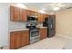 Spacious kitchen with stainless steel appliances and ample counter space at 3423 52Nd Avenue W Cir # 267, Bradenton, FL 34210