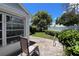 Relaxing patio area with lush landscaping, perfect for outdoor enjoyment at 3423 52Nd Avenue W Cir # 267, Bradenton, FL 34210