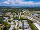 Wide aerial view showing home's location in a residential community at 3423 52Nd Avenue W Cir # 267, Bradenton, FL 34210