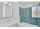 Modern bathroom with a walk-in shower and stylish tile at 360 N Point Rd, Osprey, FL 34229
