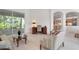 Spacious living room with access to the back patio at 5249 Far Oak Cir, Sarasota, FL 34238