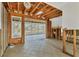 Damaged interior space, with exposed framing, offering an opportunity for renovation at 508 65Th St, Holmes Beach, FL 34217
