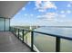 Spacious balcony with stunning city and water views at 2912 W Santiago St # 2004, Tampa, FL 33629
