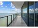 Spacious balcony with stunning water views at 2912 W Santiago St # 2004, Tampa, FL 33629